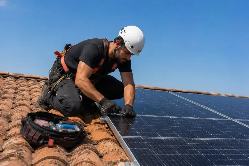 Maintenance et monitoring de panneaux solaires à Laurède