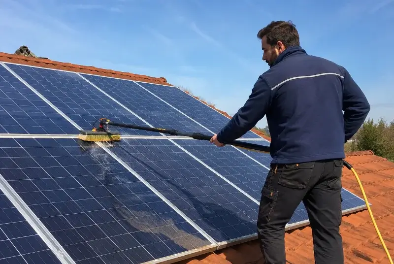 Nettoyage et entretien de panneaux solaires à Laurède